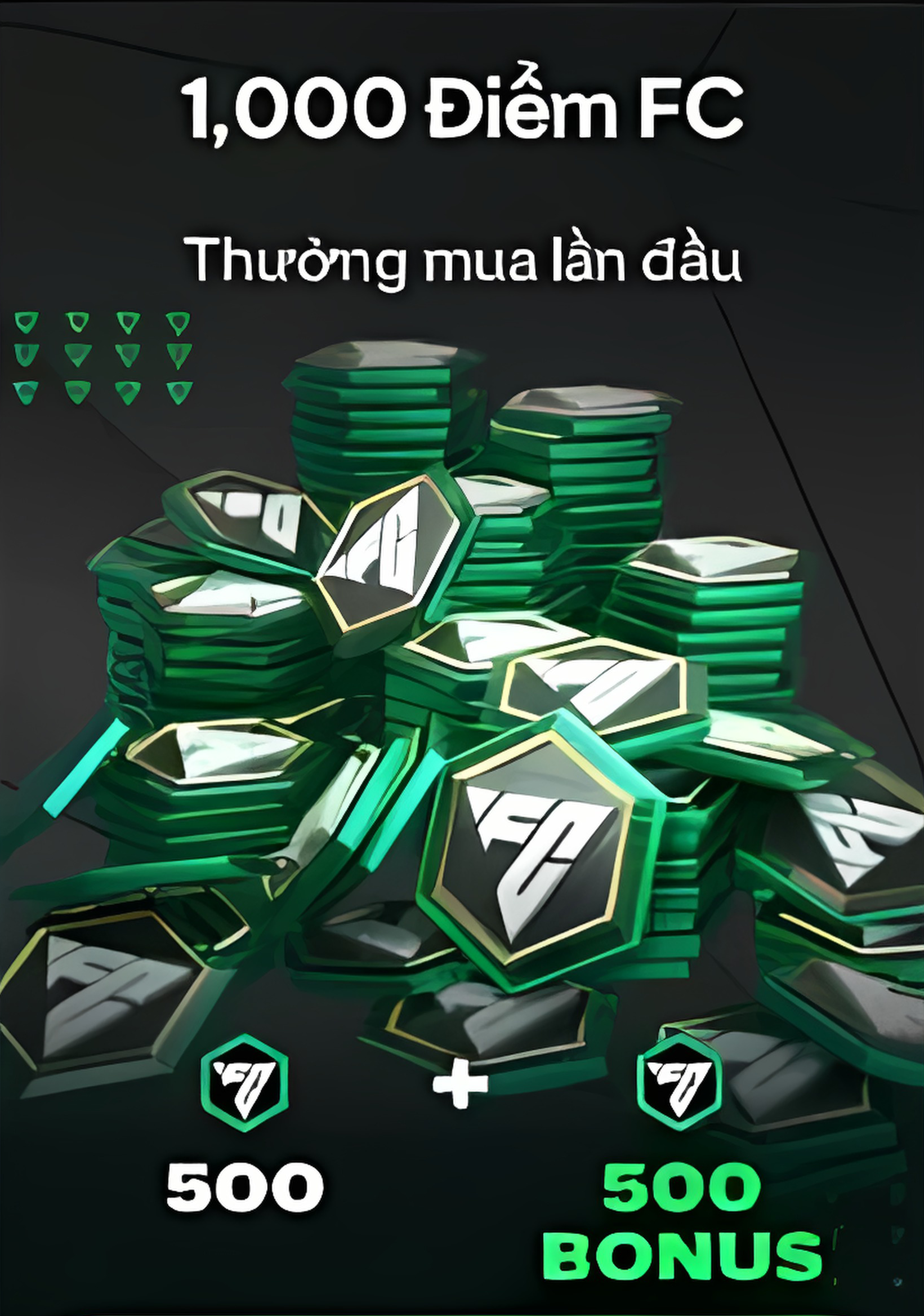 GÓI 1,000 FC POINT ( GIÁ TRỊ NẠP X2 )