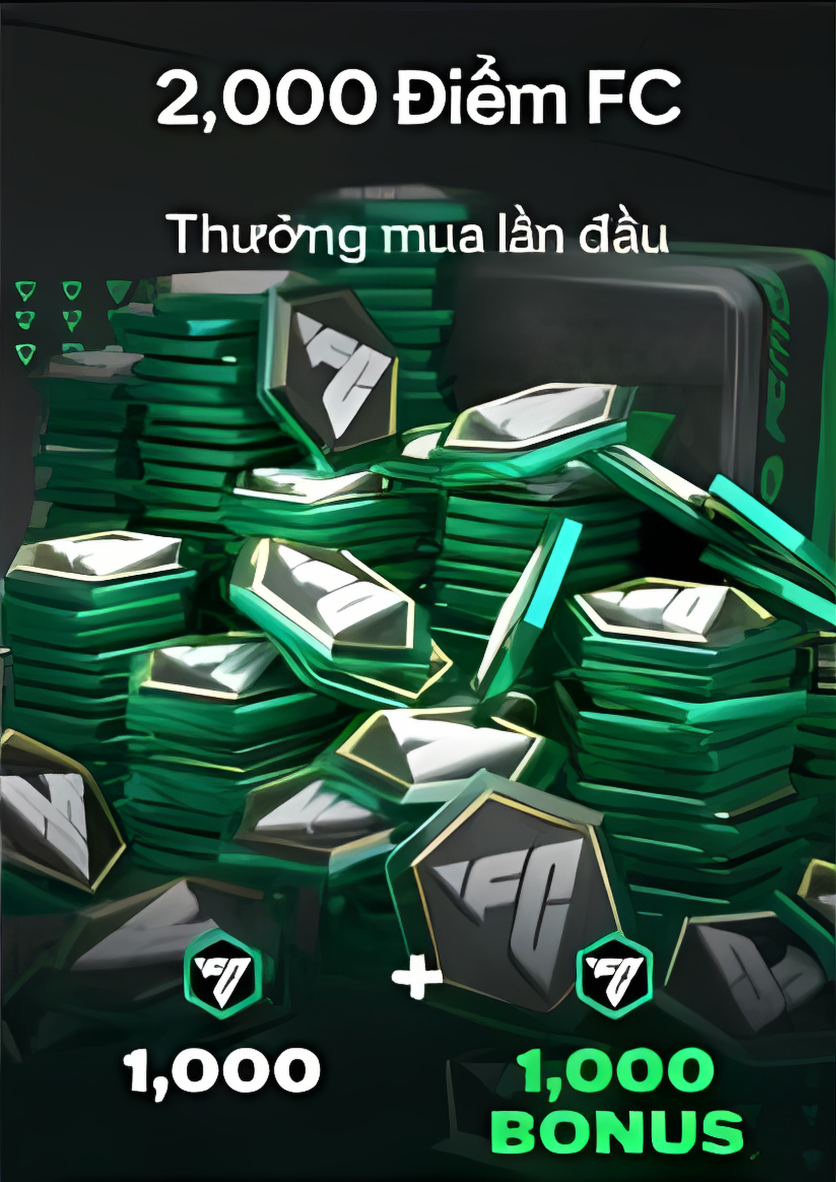 GÓI 2,000 FC POINT CHÍNH HÃNG ( GIÁ TRỊ NẠP X2 )