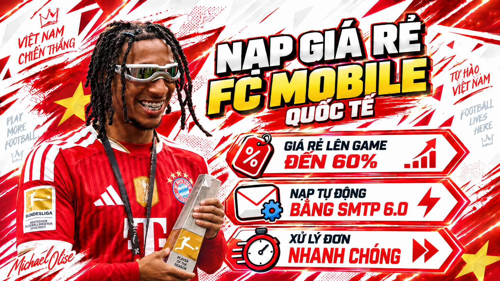 🌍 Full Gói Fc Mobile Quốc Tế ( Giá Rẻ )